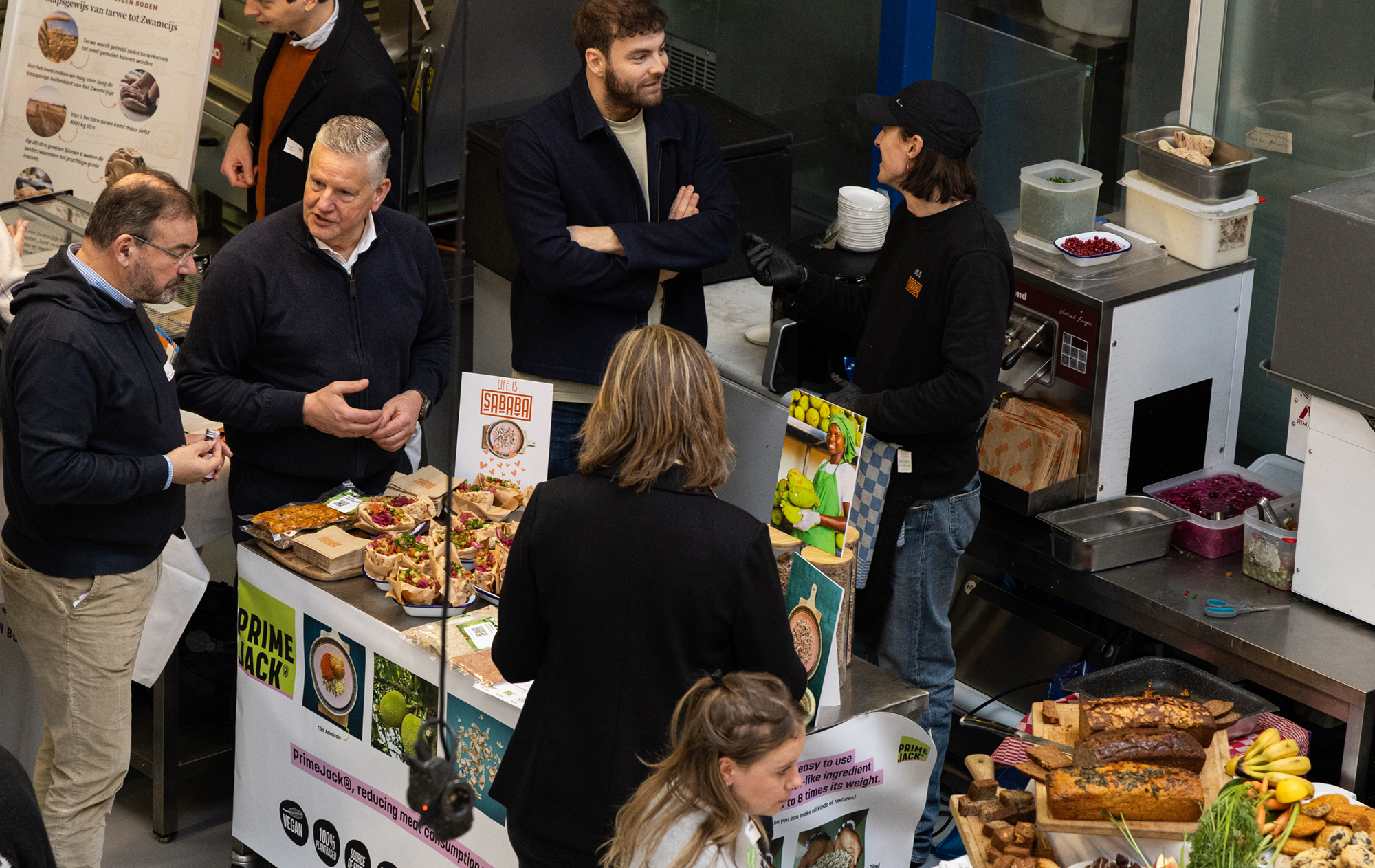 Eventfotografie tijdens Food Startup Market bij Kitchen Republic, geschoten voor Fiber Foods Group